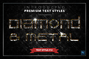 Diamond & Metal #3 - 18 Text Styles, a Layer Style Add-On by Jonas Stensgaard (Thumbnail 13 of 21)