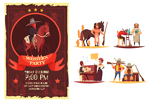 Wild West Flat Set