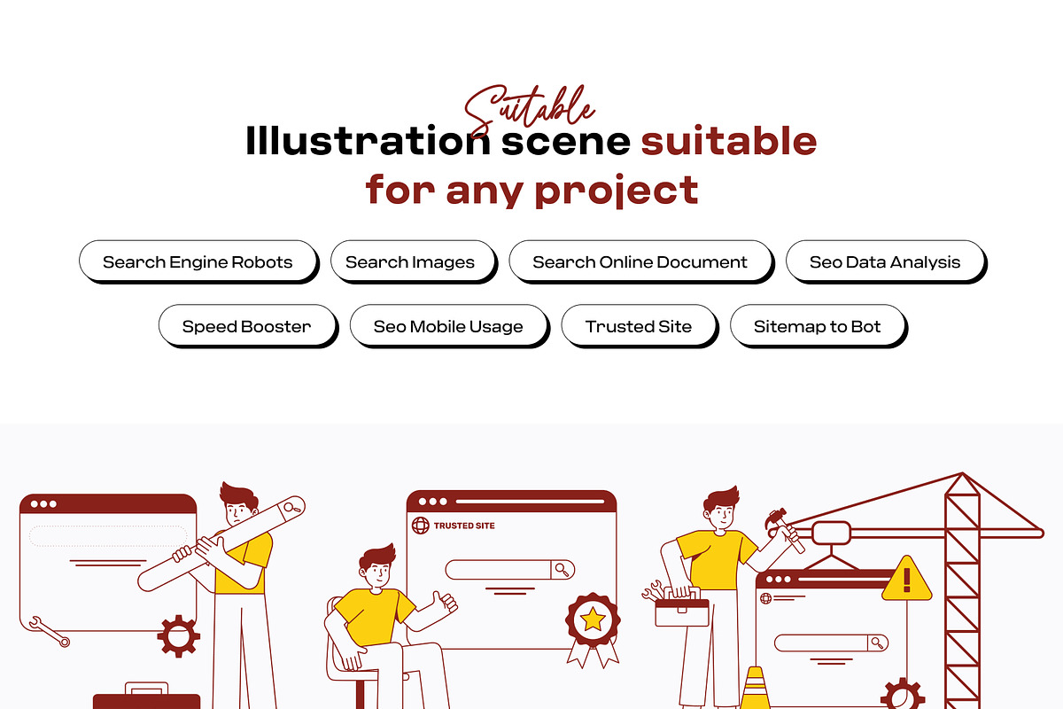 SEO Website Optimization, an Illustration by orenjidesign (Photo 4 of 8)