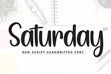 Saturday | Script Font