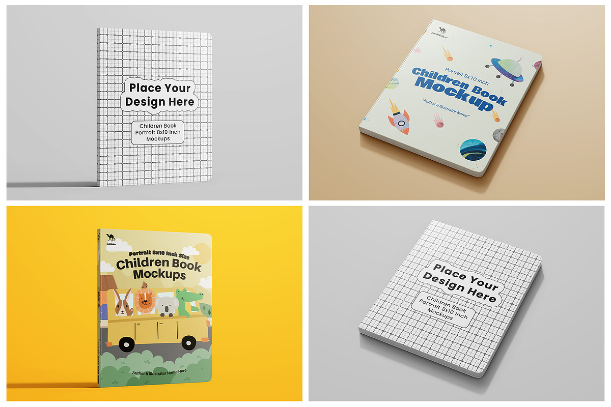Children Book Mockup Set - 8x10 Inch, a Books & Magazine Mockup by Remnand Studio (Photo 8 of 12)