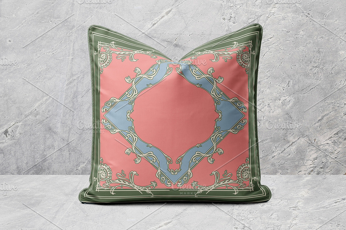 Belle Époque Garden Silk Scarf, an Object Graphic by ilustrinna (Photo 7 of 7)