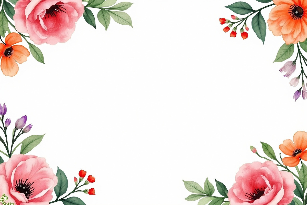 Elegant Floral Corner Frame Clipart, an Illustration by BIPLOB EXPERT (Photo 7 of 14)