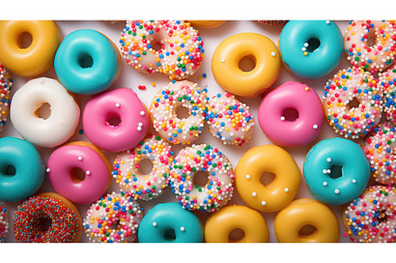 bakery sprinkles donut food ai, a Background Photo by pikepicture