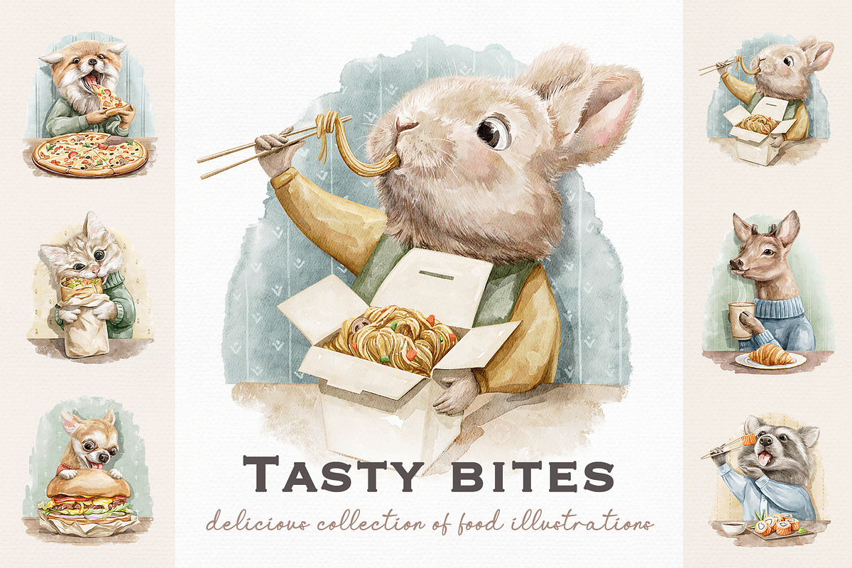 Tasty bites, an Animal Illustration by Mimomy (Photo 1 of 7)