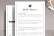 Order Form & Shop Policy Form FO002, a Stationery Template by Draca Design Co (Thumbnail 2 of 2)