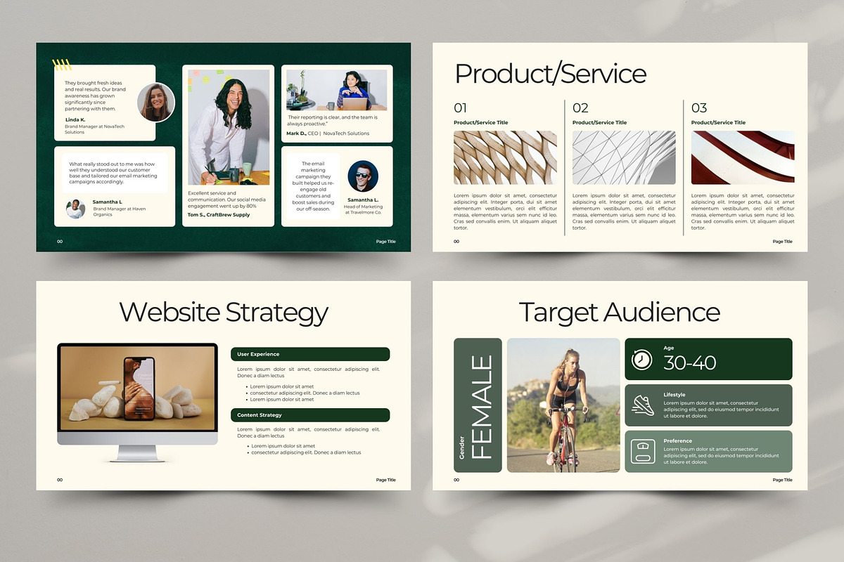 Marketing Plan Presentation Template preview 4