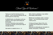Baroque Floral Design Kit•Night Iris, a Pattern Graphic by ARSCOR (Thumbnail 7 of 7)