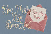 Peachy Naughty a Whimsy Curly Font, a Handwritten Font by Blankids Studio (Thumbnail 4 of 10)