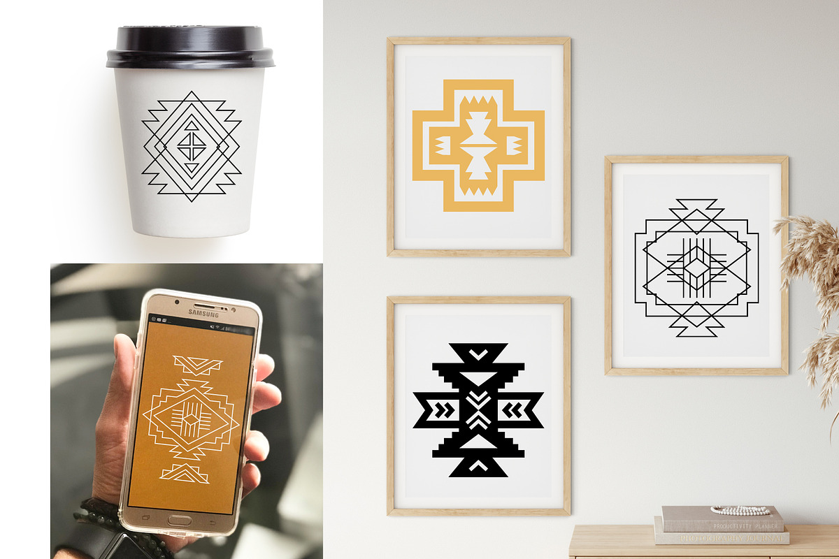 410 Southwestern Shapes Atelier +SVG, an Object Graphic by Katrinelly (Photo 3 of 14)