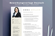 Bewerbungsvorlagen Word Lebenslauf, a Resume Template by Climbwithelevator (Thumbnail 1 of 10)
