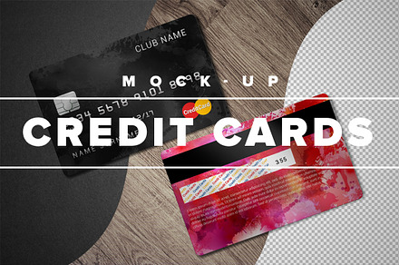 Credit Cards  mock-up