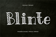 Blinte - Doublestruck Serif, a Serif Font by Indotype Foundry (Thumbnail 1 of 10)