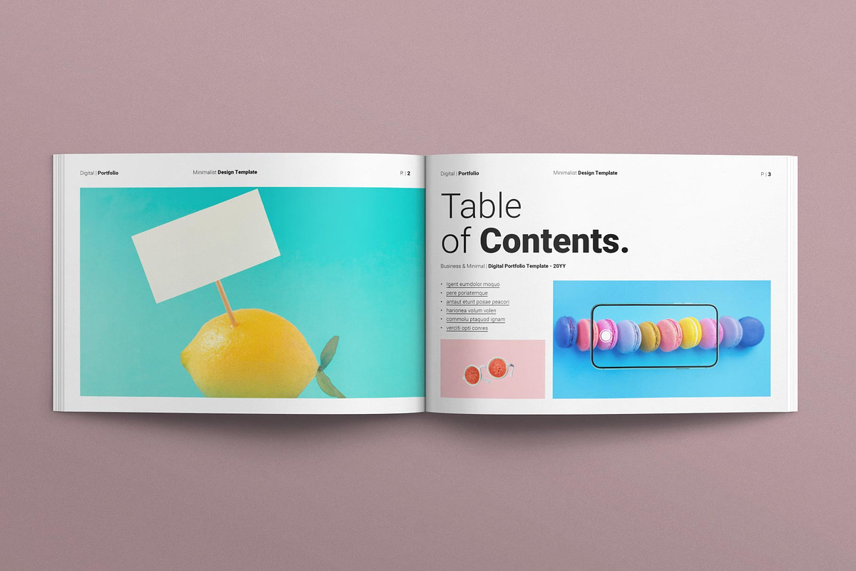 Digital Portfolio Template Landscape preview 2