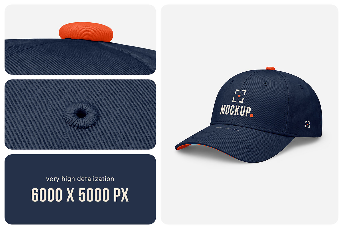 Baseball Cap Mockup Set, a Hat Mockup by Country4k (Photo 3 of 4)