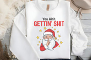 Funny Christmas Sarcastic Santa Png, an Illustration by Black Bird Studio (Thumbnail 2 of 4)