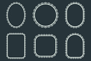 Doily Lace Frame Bundle, a Decorative Illustration by Kusumaillustration (Thumbnail 10 of 19)
