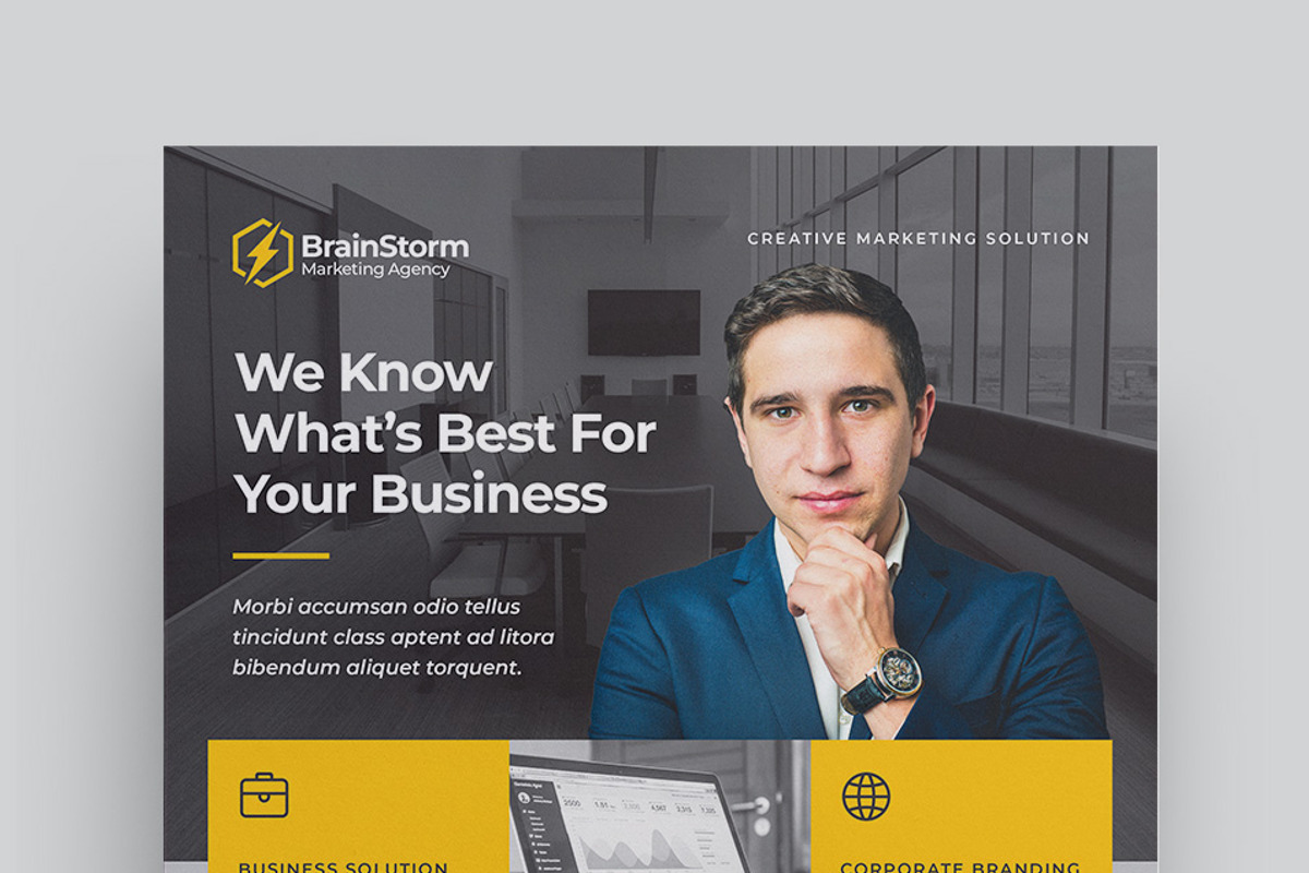 Corporate Business Flyer, a Flyer Template by Verazo (Photo 4 of 4)