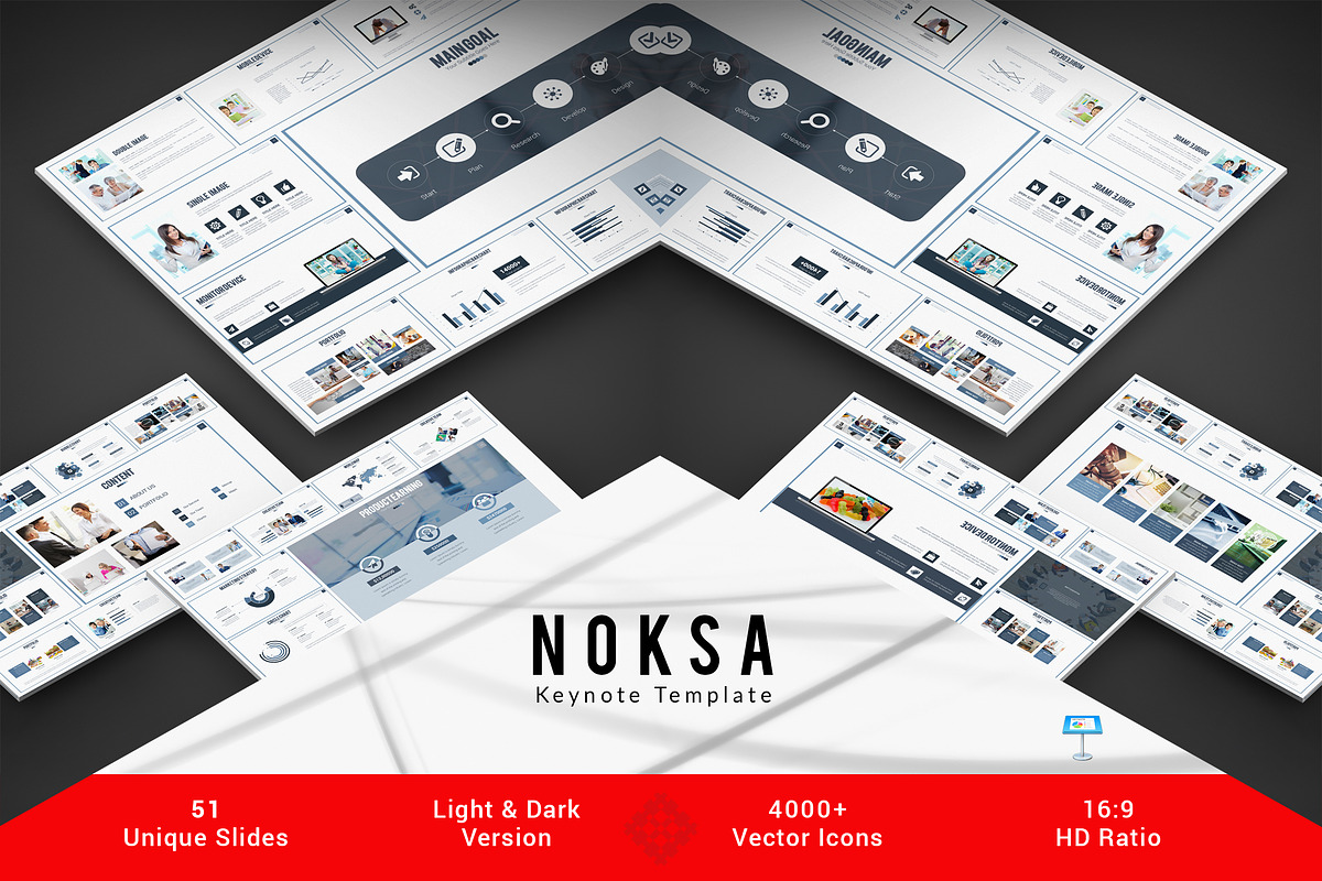 Noksa Keynote Template, a Presentation Template by ZAAS (Photo 1 of 11)