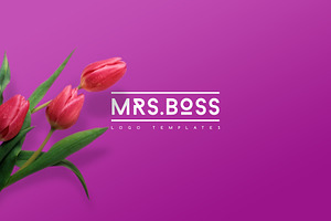 Mrs. Boss Logo Templates