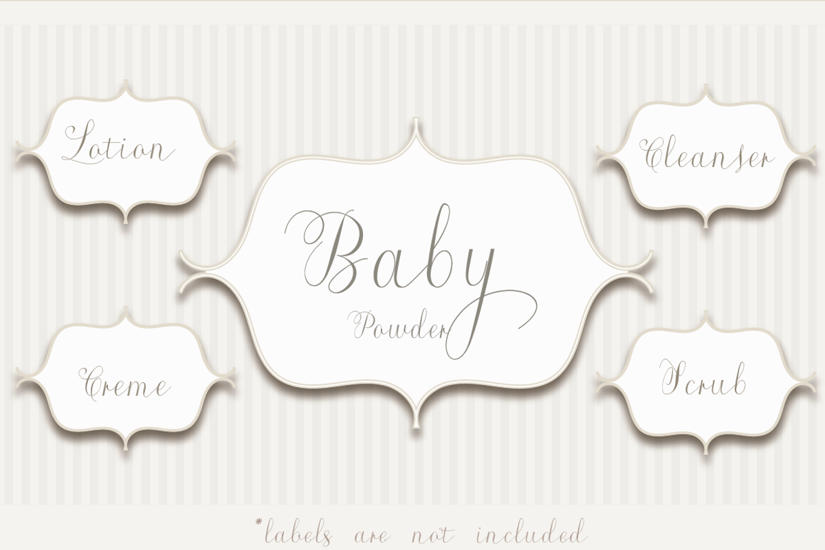 Roicamonta Italic otf font preview 5