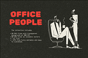 Office Life: 50 Line Art Characters, a Person Illustration by Veyla (Thumbnail 8 of 14)