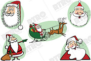 RTRO Santa Claus 3, an Illustration by RTRO Stock (Thumbnail 2 of 5)
