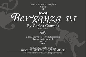 Berganza Font