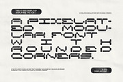 K-100 Font a Pixelated Modular Font, a Sans Serif Font by softulka (Thumbnail 4 of 7)