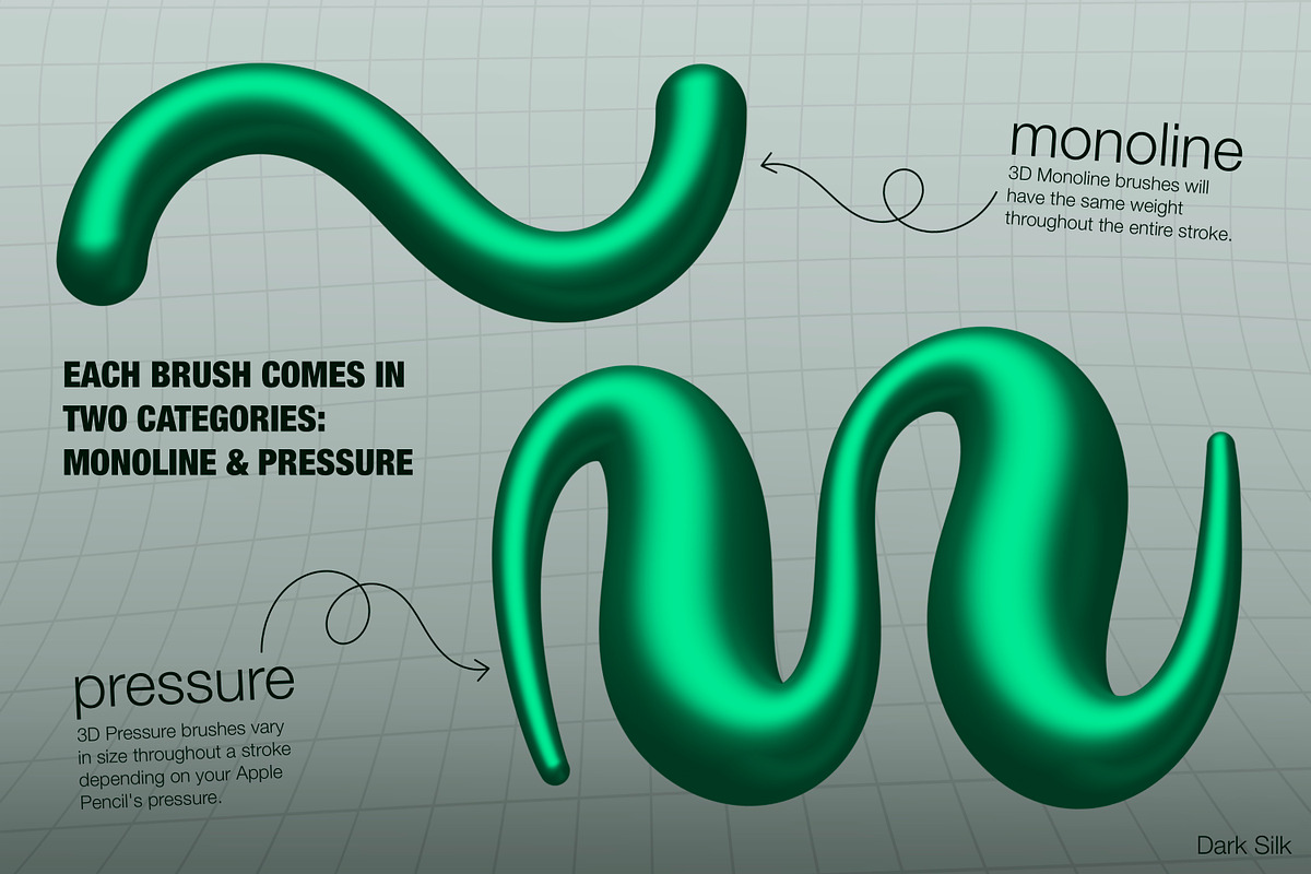 3D Procreate Brushes, a Brush Add-On by The Creative Bix (Photo 7 of 16)