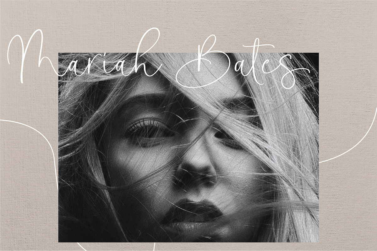 Antasilla Handwritten Font preview 3