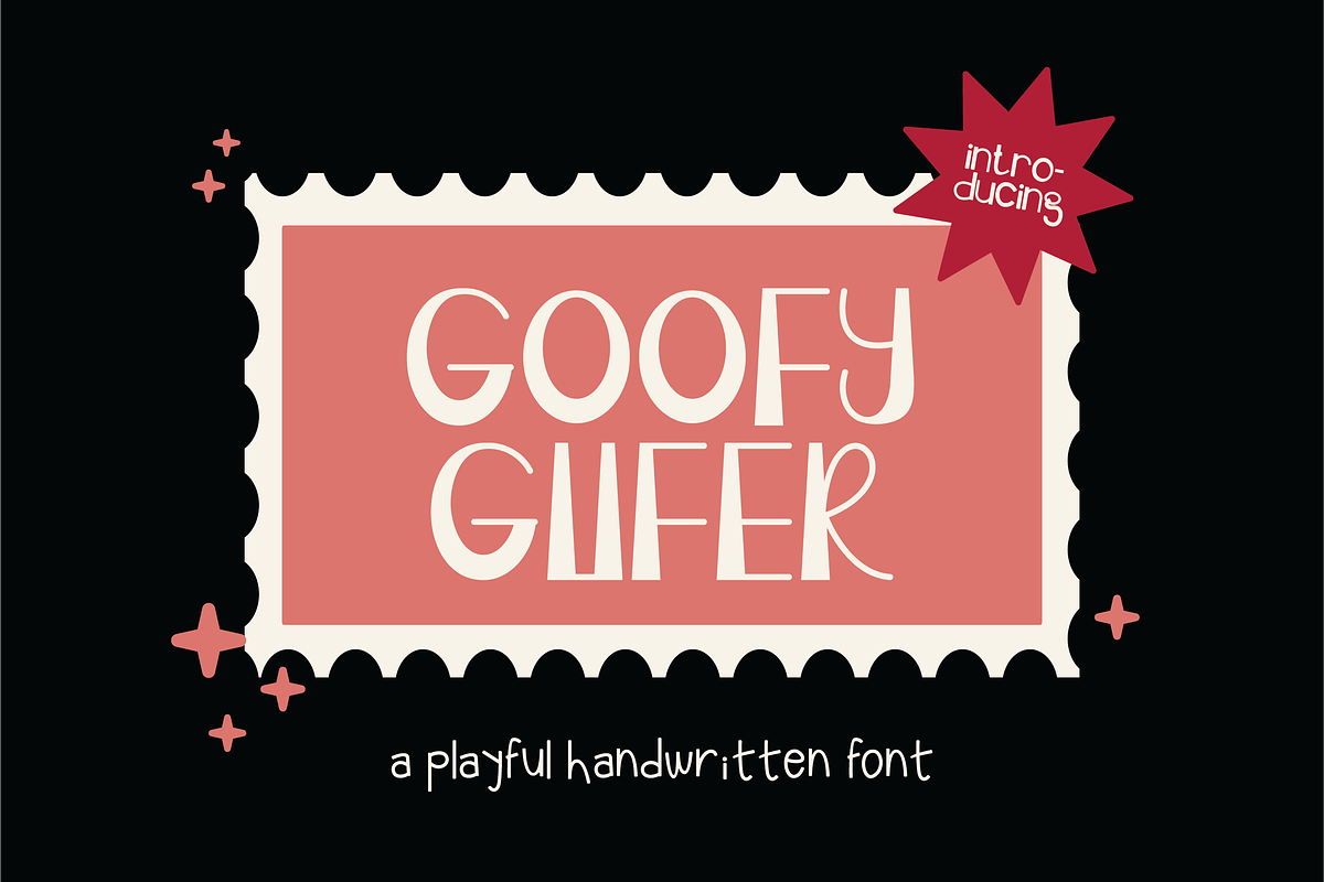Goofygufer-Playful Handwritten Font, a Handwritten Font by Berdansabersama (Photo 1 of 8)