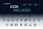 AI & Automation Tools Line Icon Set, an Outline Icon by Iconic Era (Thumbnail 2 of 3)