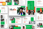 Skola - Education Google Slides, a Presentation Template by Fit-tee (Thumbnail 1 of 6)