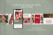 Christmas Instagram Templates, a Social Media Template by SociallyyCreative (Thumbnail 8 of 10)