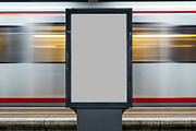 Subway Poster Mockup, an Advertising Mockup by mockupbuys (Thumbnail 3 of 4)