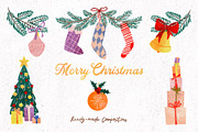WINTER HOLIDAYS PACK, an Illustration by Maria Summer (Thumbnail 20 of 24)