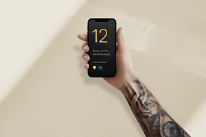 Tattoo Hand Mockups IPhone 12 Pro