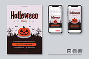 Halloween Party Event Flyer, a Brochure Template by TemplArt (Thumbnail 2 of 2)