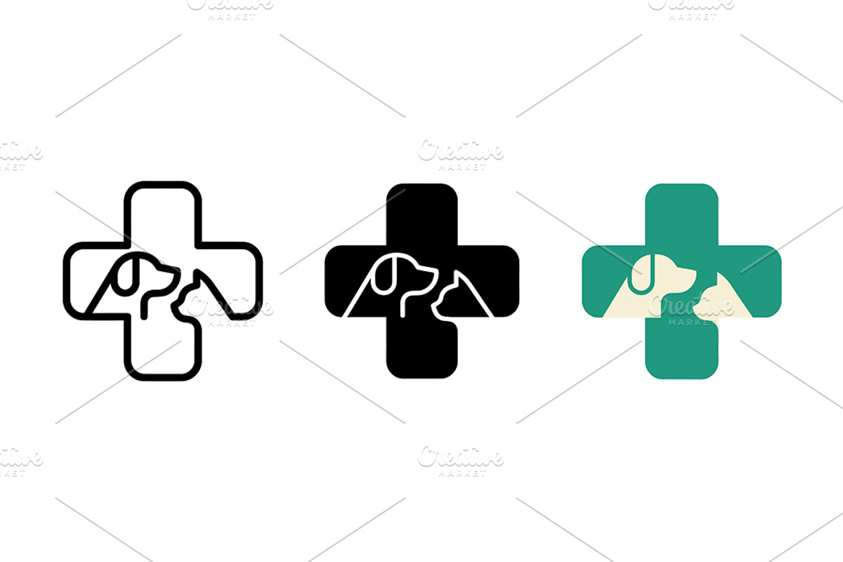 Pet Care Logo Set, a Solid Icon by Artonix (Photo 2 of 2)