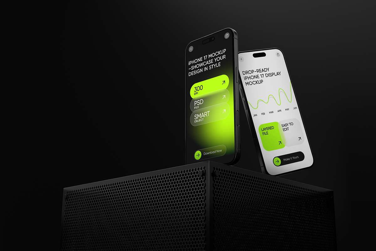 iPhone 17 Mockup, a Device Mockup by Mockupdaddy (Photo 10 of 25)