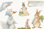Easter clipart set, an Animal Illustration by AlenaVlasko stock Market (Thumbnail 1 of 6)