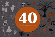 40+ halloween icons, an Icon by Yasyaal (Thumbnail 1 of 5)