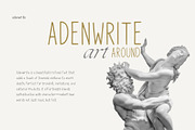 Adenwrite – Modern Elegance in Every, a Handwritten Font by adenpinkstore (Thumbnail 1 of 2)
