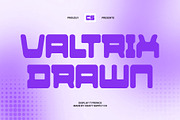 CS Valtrix Drawn, a Sans Serif Font by Craft Supply Co. (Thumbnail 1 of 8)