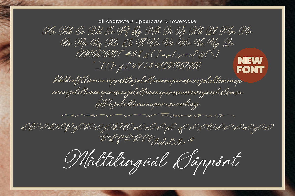 Benthisa Stylish Calligraphy Font, a Script Font by Letterena Studios Script (Photo 17 of 20)