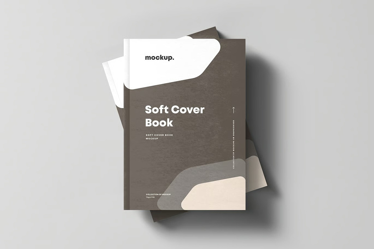 Soft Cover Book Mock-up, a Product Mockup by zippypixelstudio (Photo 13 of 15)
