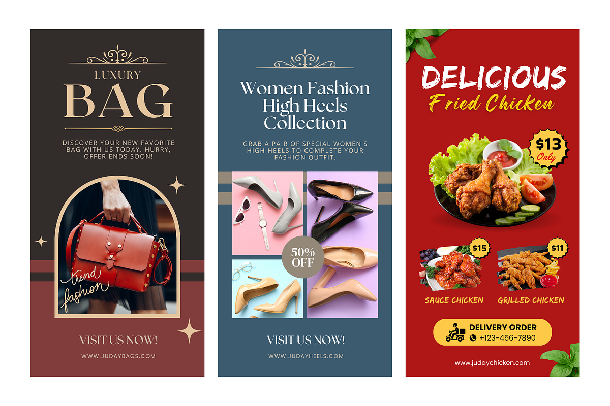 Elegant Portrait Banner Collection, a Templates & Theme by judayartworks (Photo 2 of 5)