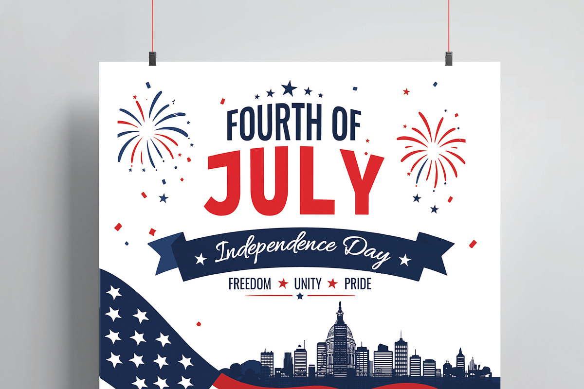 Fourth of July Celebration, a Flyer Template by MightyDesign (Photo 2 of 8)