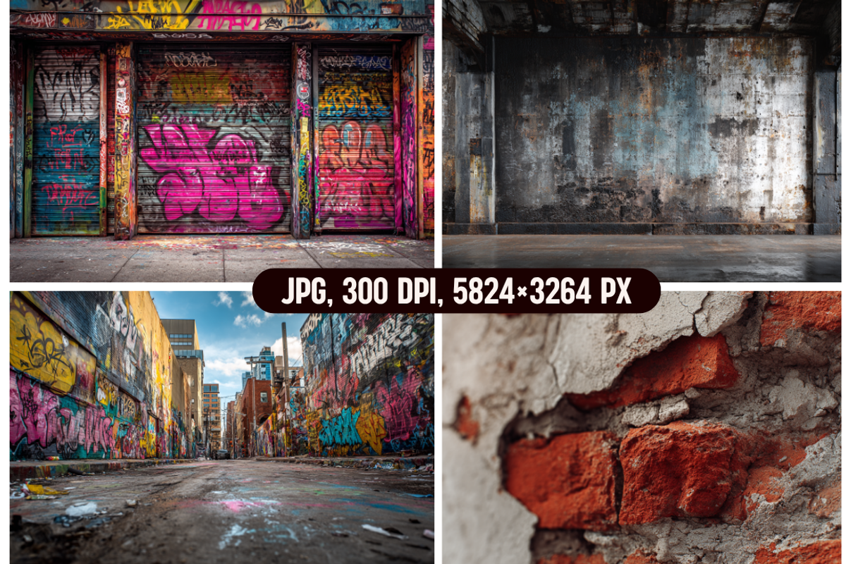 Urban & Industrial Photo Backdrops, a Background Graphic by PrintHaven Designs (Photo 5 of 12)